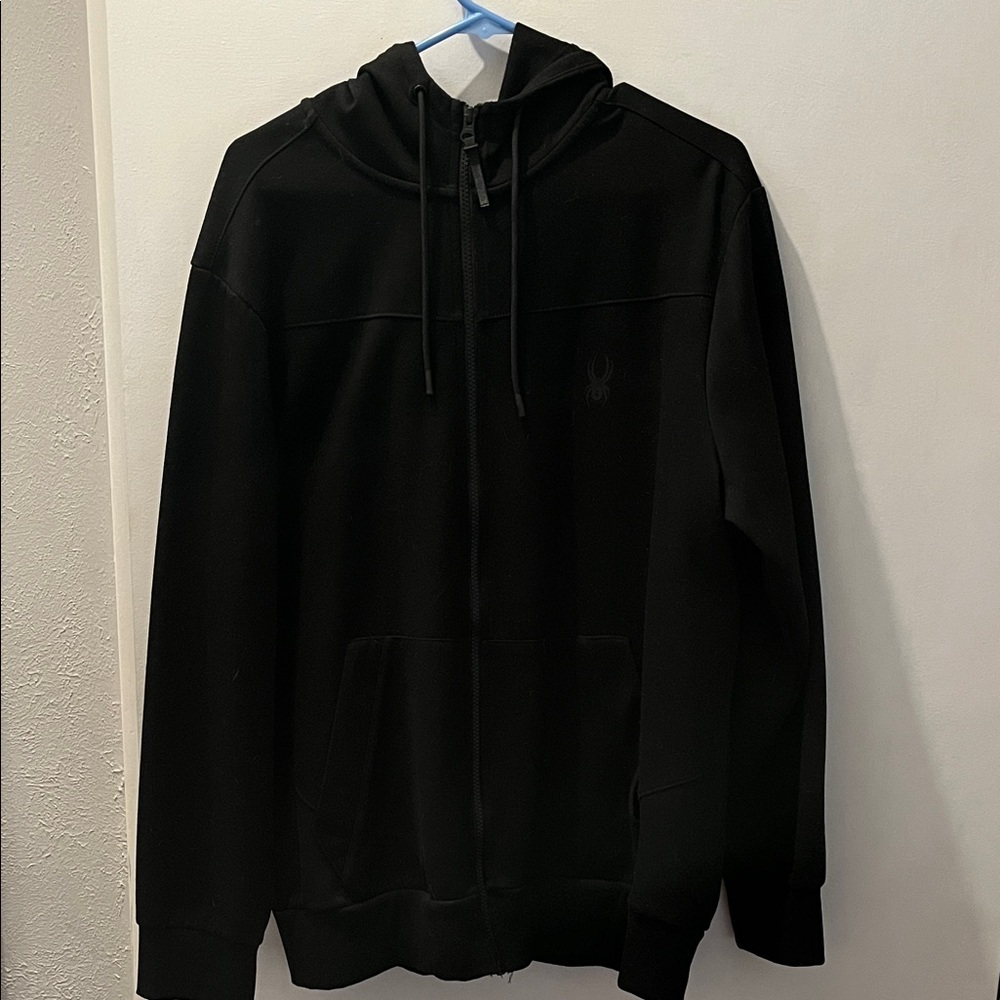 Spyder Men's Black Zip-Up Sweater